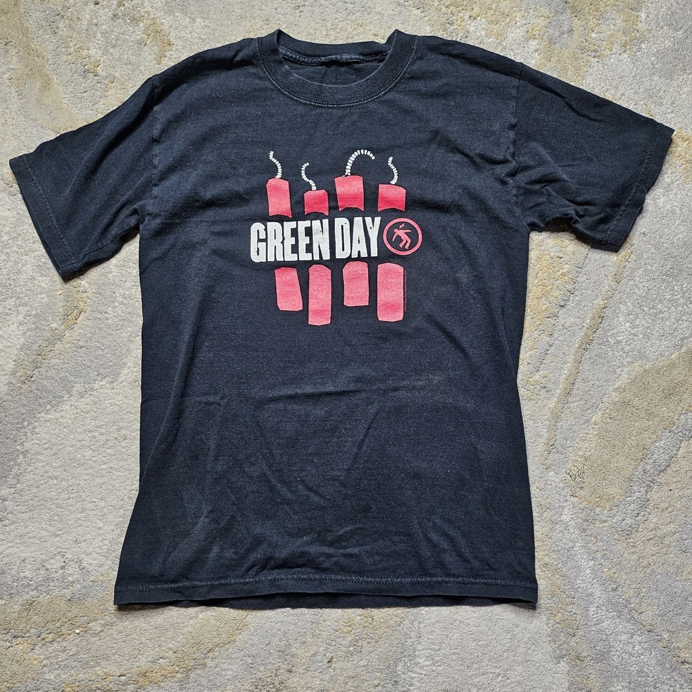 Vintage Boys Greenday Tshirt  2005 American Idiot Double Sided